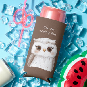 Rafraîchisseur Pour Canette Slim Hibou vous verra