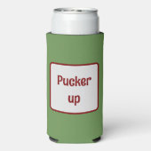 Rafraîchisseur Pour Canette Slim Humour de Noël peut refroidir cadeau (Seltzer Verso)