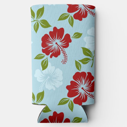 Rafraîchisseur Pour Canette Slim Impression hawaïenne (Verso)