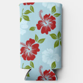 Rafraîchisseur Pour Canette Slim Impression hawaïenne (Recto)