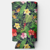 Rafraîchisseur Pour Canette Slim Impression hawaïenne (Recto)