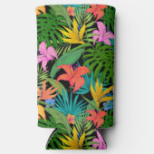 Rafraîchisseur Pour Canette Slim Impression hawaïenne (Recto)