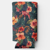 Rafraîchisseur Pour Canette Slim Impression hawaïenne (Verso)