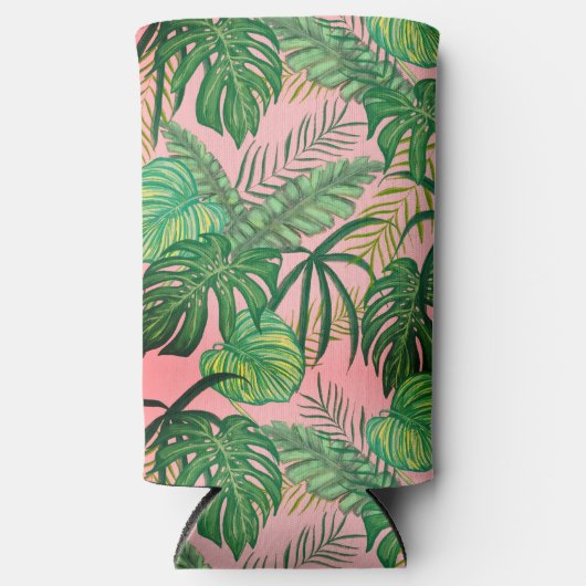 Rafraîchisseur Pour Canette Slim Impression hawaïenne (Recto)