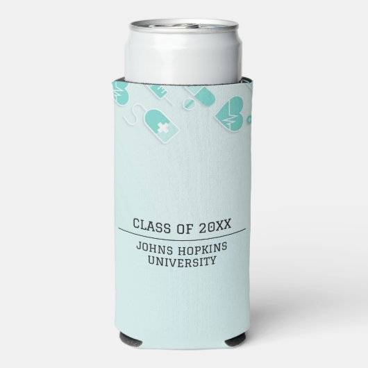 Rafraîchisseur Pour Canette Slim Infirmière unique Seltzer peut refroidir (Seltzer Verso)