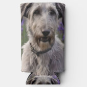 Rafraîchisseur Pour Canette Slim Iris Irish Wolfhound, (Recto)