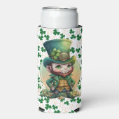 Rafraîchisseur Pour Canette Slim Irish Leprechaun  (Seltzer Recto)