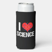 Rafraîchisseur Pour Canette Slim J'aime la science (Seltzer Verso)