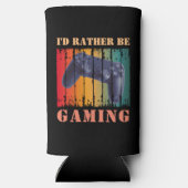 RAFRAÎCHISSEUR  POUR CANETTE SLIM JE VOUDRAIS PLUTÔT JOUER (Verso)