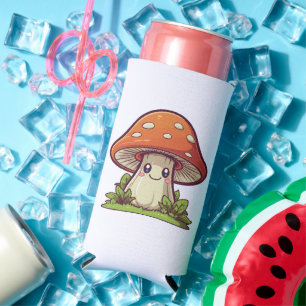 Rafraîchisseur Pour Canette Slim Joli style kawaii, Cueillette de champignons