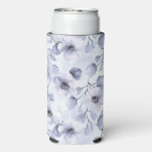 Rafraîchisseur Pour Canette Slim Jolies fleurs violettes (Seltzer Verso)