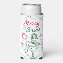 Joyeux Et Mariée Noël Bachelorette Pouls Cooleurs