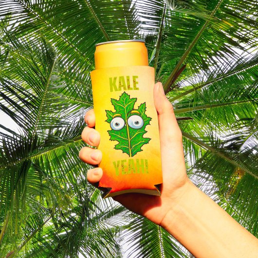 Rafraîchisseur Pour Canette Slim Kale Ouais Funny Veggie Pun 12oz