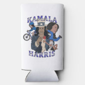 Rafraîchisseur Pour Canette Slim Kamala Harris Bootleg Rap (Verso)