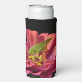 Rafraîchisseur Pour Canette Slim Katydid sur Zinnia (Seltzer Recto)