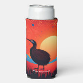 Rafraîchisseur Pour Canette Slim Kiwi Bird à Twilight (Seltzer Recto)