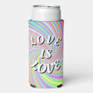 Rafraîchisseur Pour Canette Slim L'Amour, c'est l'amour, la fierté peut refroidir