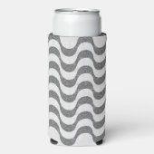 Rafraîchisseur Pour Canette Slim L'art pavé des vagues portugaises (Seltzer Recto)