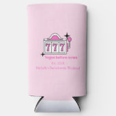 Rafraîchisseur Pour Canette Slim Las Vegas bachelorette peut refroidir (Recto)