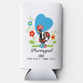 Rafraîchisseur Pour Canette Slim Le coq portugais (Recto)