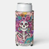 Rafraîchisseur Pour Canette Slim Le ver de livre (Seltzer Recto)