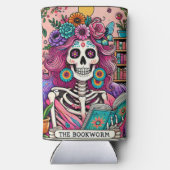 Rafraîchisseur Pour Canette Slim Le ver de livre (Verso)