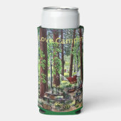 Rafraîchisseur Pour Canette Slim L'eau de camping peut refroidir (Seltzer Recto)