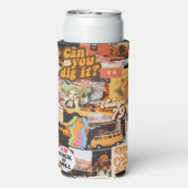 Rafraîchisseur Pour Canette Slim les années 70 (Seltzer Verso)