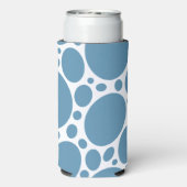 Rafraîchisseur Pour Canette Slim Les bulles de Denim Bule (Seltzer Verso)