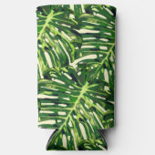 Rafraîchisseur Pour Canette Slim Les Feuilles tropicaux peuvent se refroidir (Recto)