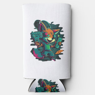 Rafraîchisseur Pour Canette Slim Les loups jouent aux jeux