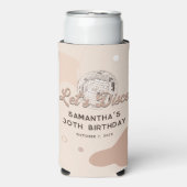 Rafraîchisseur Pour Canette Slim Lets Disco 30e anniversaire Super les années 70 fê (Seltzer Recto)