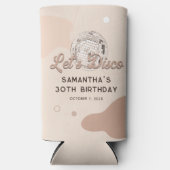 Rafraîchisseur Pour Canette Slim Lets Disco 30e anniversaire Super les années 70 fê (Recto)