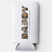 Rafraîchisseur Pour Canette Slim LETTRE DADDY Fête des pères de collage photo (Recto)