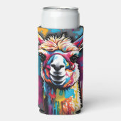 Rafraîchisseur Pour Canette Slim Llama with splatters (Seltzer Recto)