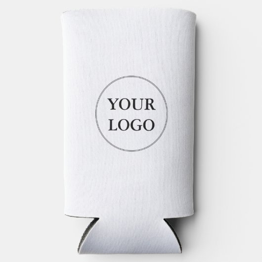 Rafraîchisseur Pour Canette Slim Logo de l'entreprise (Recto)