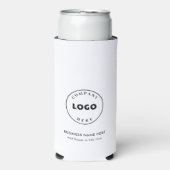 Rafraîchisseur Pour Canette Slim Logo d'entreprise Employés simples et modernes Cli (Seltzer Recto)