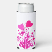 Rafraîchisseur Pour Canette Slim Love Hearts Tree-25053 (Seltzer Recto)