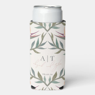 Rafraîchisseur Pour Canette Slim Lovebirds in Paradise Personnalisé