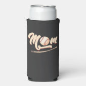 Rafraîchisseur Pour Canette Slim Maman du baseball (Seltzer Recto)