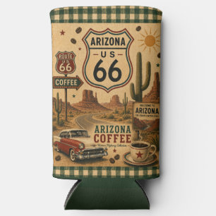 Rafraîchisseur Pour Canette Slim Manchette de boisson désertique Arizona Route 66