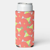 Rafraîchisseur Pour Canette Slim Margarita Verres Cocktail Retro Pink (Seltzer Verso)