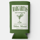 Rafraîchisseur Pour Canette Slim Margaritas Et Mariage Cocktail Social Itinéraire (Recto)