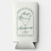 Rafraîchisseur Pour Canette Slim Marges et mariage (Verso)