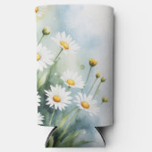 Rafraîchisseur Pour Canette Slim marguerites fleurs sauvages (Recto)