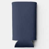 Rafraîchisseur Pour Canette Slim Mariage bleu opulent (Verso)