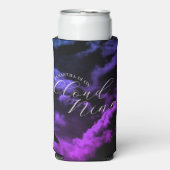 Rafraîchisseur Pour Canette Slim Mariage Céleste Nuage Neuf Nuages Noirs (Seltzer Recto)