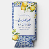 Rafraîchisseur Pour Canette Slim Mariage civil Citrons Méditerranée bleue (Verso)