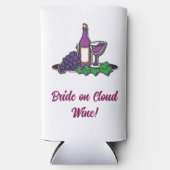 Rafraîchisseur Pour Canette Slim Mariée sur vin de nuage ! (Recto)