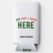 RAFRAÎCHISSEUR  POUR CANETTE SLIM MARQUE BLANCHE MODERNE ET PERSONNALISABLE VÉRIFIÉE (Verso)